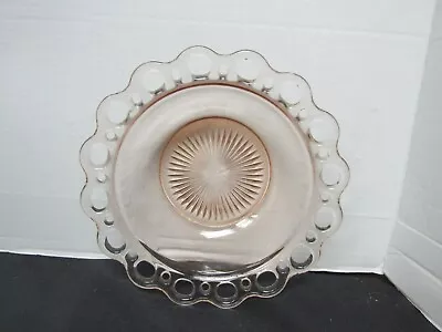 Buy Pink Depression Glass Bowl, Old Colony Open Lace, Vintage Anchor Hocking • 14.26£
