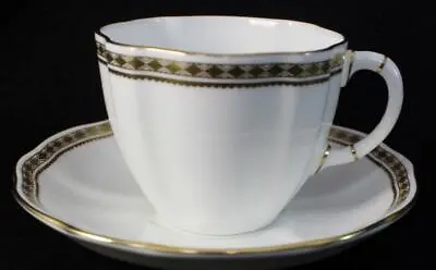 Buy Royal Crown Derby CARLTON GOLD Flat Cup & Saucer Bone China A+ CONDITION • 85.42£