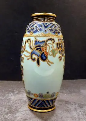 Buy Germany Pottery Franz Anton Mehlem, Royal Bonn  Art Nouveau Vase - 6  • 141.76£