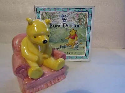 Buy Winnie The Pooh Armchair Royal Doulton WP4 Disney 70 Years Special  Free Postage • 17.95£