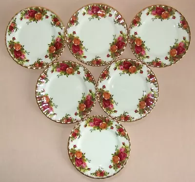 Buy Royal Albert Old Country Roses 6 Tea Plates 16cm, English First Quality • 16.95£