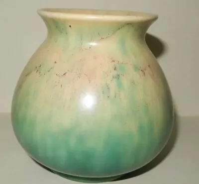 Buy Vintage Beswick Art Deco  Dripglaze Squat Form Vase No 69 - 10cm High • 14.90£