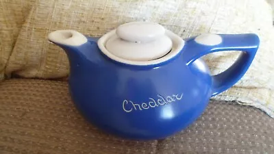 Buy Vintage Devon Ware Blue & White : Cheddar Teapot Good Condition • 5.99£