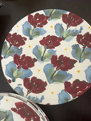 Buy Poppy Dinner Plate 33cm Janice Tchalenko For Poole Pottery • 10£