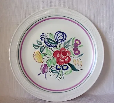Buy POOLE TRADITIONAL WARE HAND PAINTED 250mm PLATE - IMMAULATE BEVELED RIM • 5.75£