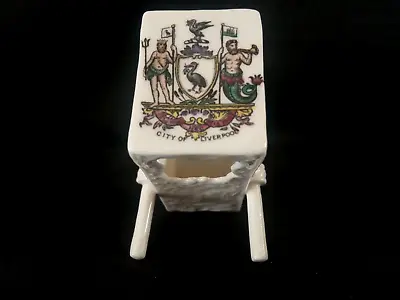 Buy Goss Crested China - CITY OF LIVERPOOL Crest - Boulogne Sedan Chair - Goss. • 7£