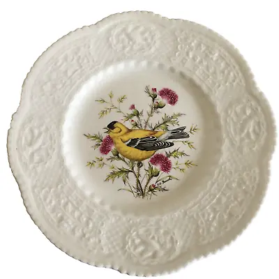 Buy VINTAGE Royal Cauldon Ironstone Goldfinch Bird Design Decorative Plate • 8£