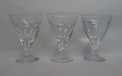 Buy Vintage Set Of 3 Webb's England Yacht Small Wine Glasses. • 14.99£