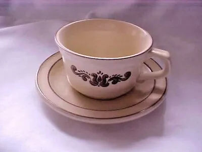 Buy Pfaltzgraff Village Cup And Saucer Vintage Crazing Present Saucer Has 2 Chips • 4.74£