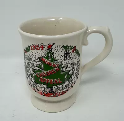 Buy Vintage Miners Strike 1984 Mug Commemorative Pottery Childrens Christmas Appeal • 9.99£
