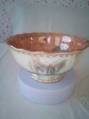 Buy 20thC Wedgewood pottery Butterfly Lustre Bowl Z4825 • 145£