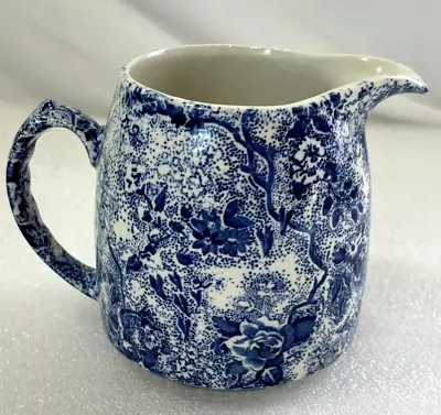 Buy Vintage Chintzware Laura Ashley Pitcher Blue Floral ~Staffordshire England 4.25  • 23.68£