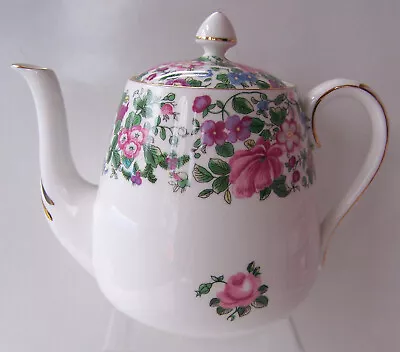 Buy  Crown Staffordshire   Thousand Flowers   Bone China Teapot, ( C1913 ). • 25£