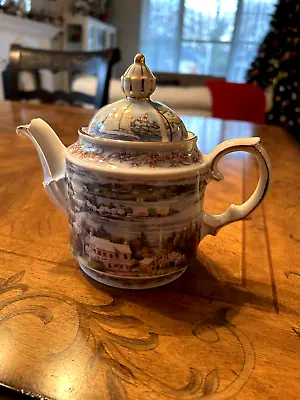 Buy James Sadler Tea Pot W/ Island Views Made In England • 23.67£