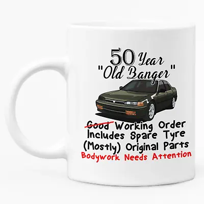 Buy 50 Year  Old Banger  - Funny Car Birthday Mug • 10.99£