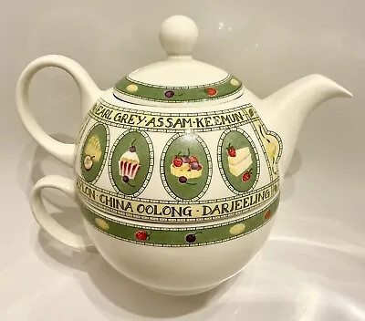 Buy Vintage Arthur Wood Staffordshire Pottery Stackable Tea Pot Single Cup Good Cond • 15.99£