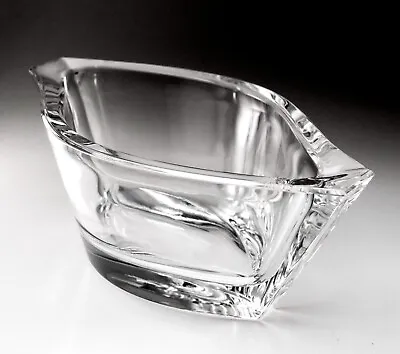 Buy Rosenthal Classic Rhombus Glass Bowl, Heavy Lead Crystal, Germany, • 89.60£