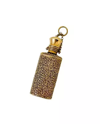 Buy Antique Cranberry Glass Gilt Ormolu Mounted Chatelaine Perfume Scent Bottle 1880 • 110£