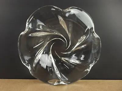 Buy Vintage Orrefors Swedish Art Glass 11  Round Low Bowl Swirl Design  (!#@a3)   • 47.31£
