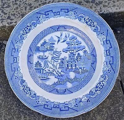 Buy Rare John Carr & Co Willow Pattern Plate 1850 - 1853 Pottery Mark North Shields  • 35£
