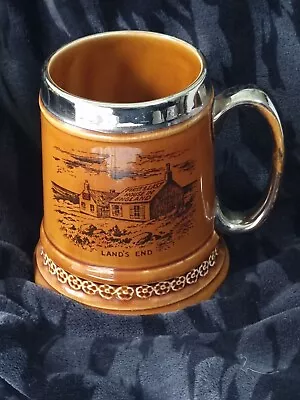 Buy Vintage Lands End Collectible Lord Nelson Pottery Beer Tankard 02/1980 • 12£