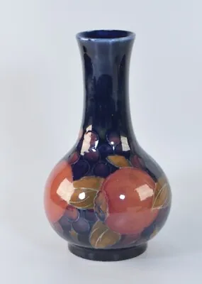 Buy Moorcroft Pomegranate Cobalt Vase 15cm Walter Moorcroft • 150£