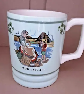Buy CARRIGALINE Pottery MUG FROM IRELAND Collecting The Peat Vintage • 20£