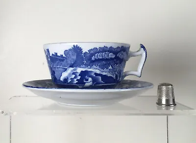 Buy Blue And White Tea Cup And Saucer Vintage Copeland Spode Italian Pattern 1940s • 22£