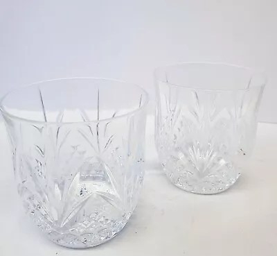 Buy Chantilly Cristal De France 24% Lead Crystal Whisky Glasses Set Of 2 Immaculate • 14.75£