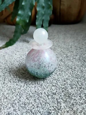 Buy Vintage Isle Of Wight Art Glass Perfume Bottle With Stopper • 29.99£