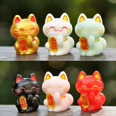 Buy 9 Pcs Miniature Resin Tiny Cats Figurine Plant Ornaments • 6.15£