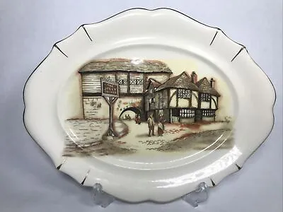 Buy Vintage Plate The Jolly Drover Inn Pub Sandland Ware Staffordshire England • 14.99£