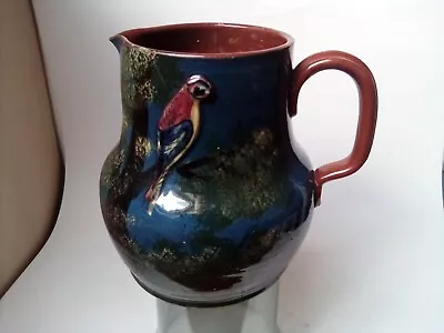 Buy Torquay Pottery Parrot On Branches  Jug  15.5 Cm • 10£