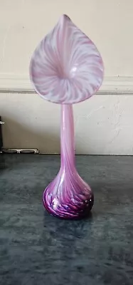 Buy Vintage Alum Bay (I.O.W.) Art Glass Jack In The Pulpit Vase • 3.20£