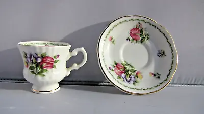 Buy Staffordshire Bone China Miniature Tea Cup & Saucer. APRIL • 5£