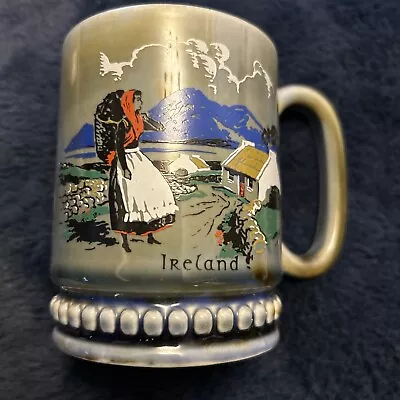 Buy Wade Irish Porcelain Mug Made In Ireland Cottage Countryside 10 Oz • 7£