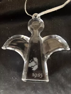 Buy Vintage 1985 Orrefors Crystal Angel Christmas Ornament In Original Box Sweden • 11.38£