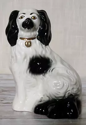 Buy Beswick Black And White Spaniel Mantle/Wally Dog Figurine C1950  No. 1378-6 • 29.99£