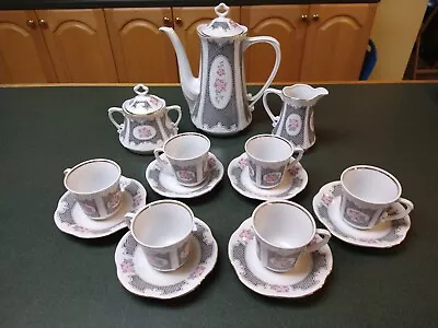 Buy Chodziez China 6 Person Tea Set - Made In Poland Excellent Condition • 89.77£