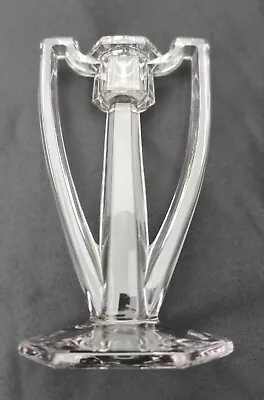 Buy Vtg Rare Jefferson Krys-tol Chippendale Glass Candlestick Antique Art Deco • 15£