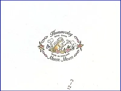 Buy 1912 ART NOUVEAU HAMMERSLEY BONE CHINA GILT & BLUE SUGAR BOWL Superb! • 9.99£
