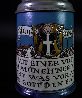Buy Munich - Munich Kindl Beer Mug - Villeroy & Boch Mettlach 1901 • 343.30£