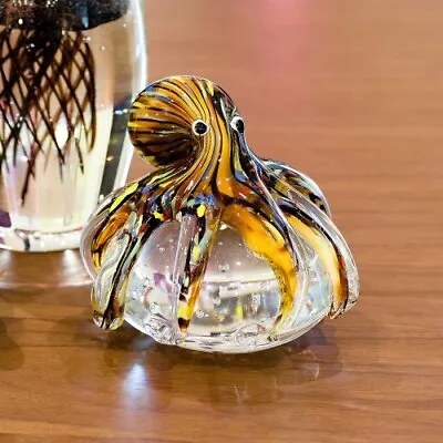 Buy Venetian Glass Octopus Ornament - Paper Weight - Hand Painted • 36.95£