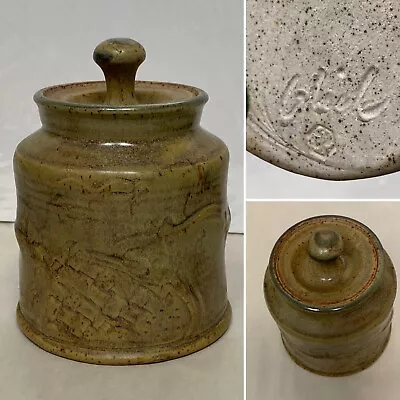 Buy John Glick Michigan Mid Century Lidded Pot Jar 6.5  Signed Plum Tree Pottery • 284.07£