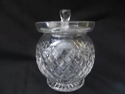 Buy Vintage Quality Crystal Cut Glass Preserve Pot  • 9.90£