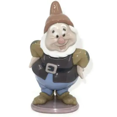 Buy Lladro Porcelain Figurine, Spain, Happy From Snow White 7537 Disney, 6 1/2  Tall • 107.07£