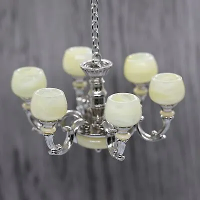Buy Miniature Dolls House 1:12 Scale Metal Lamps Pendant Light Villa Accessories • 8.39£