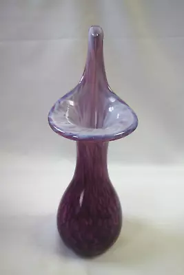 Buy Vintage Alum Bay Purple Glass Jack In The Pulpit Vase – 27.5cm High – Good Cond • 22£