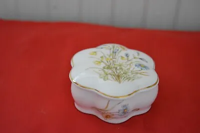 Buy Hammersley Bone China Floral Design Trinket Box. • 5£