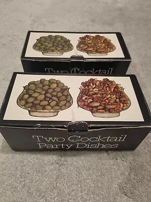 Buy 2 X Two Dartington Cocktail Party Dishes • 15£